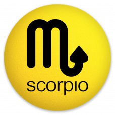 HappyBalls Scorpio Birth Sign Car Antenna Topper / Auto Dashboard Accessory (Zodiac) 